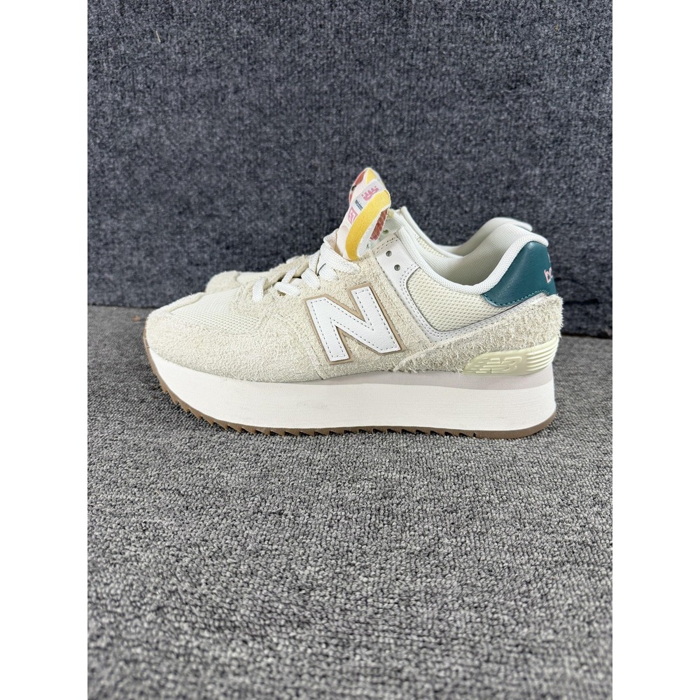 New Balance 574 Shoes Womens 9.5 Turtledove Vintage Teal Sneaker WL574ZKB